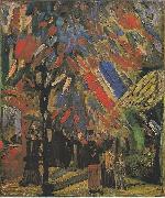 Vincent Van Gogh The 14th July in Paris France oil painting artist